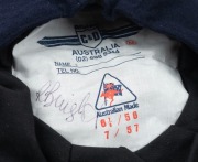 RAY BRIGHT'S VCA baggy blue team cap; signed by him on the inner panel. - 2