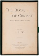 "THE BOOK OF CRICKET - A Gallery of Famous Players" 1899; Edited by C.B. FRY; the complete set of 16 weekly parts together with extremely rare 4-page index; beautifully housed in a later green leather solander box with gilt titles. - 2