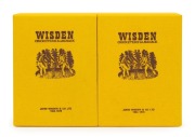1864 - 1878 JOHN WISDEN'S CRICKETERS' ALMANACKS boxed set of 15 official facsimile reprints dated 1991; superb condition in their original Wisden yellow box. All hardbound volumes are numbered 518.