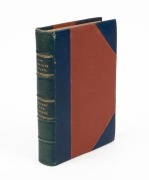 "THE COMPLETE ANGLER" by Izaak Walton and Charles Cotton, [London : Bell and Daldy, 1864], 304pp; half calf binding over buckram, with gilt titles and 5 raised bands to spine.