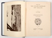 "TALES OF THE ANGLER'S ELDORADO NEW ZEALAND" by Zane Grey [London : Hodder & Stoughton, 1st ed. 1926], 228pp + plates; in superb navy blue leather binding with silver titles and 4 raised bands to spine. - 2