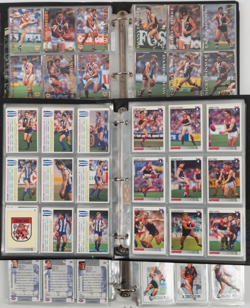 1993 AFL Select Series [189/192]; 1995 AFL Select Series, complete (450 ...