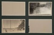 AUSTRALIA IN NEW BRITAIN, NAURU & THE SOLOMON ISLANDS DURING WW1: A large "Newlyn" photograph album containing 91 postcard-size photographs of the Australians and natives, the buildings, gatherings and activities from about 1916 onwards. Most images are a - 10