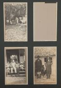 AUSTRALIA IN NEW BRITAIN, NAURU & THE SOLOMON ISLANDS DURING WW1: A large "Newlyn" photograph album containing 91 postcard-size photographs of the Australians and natives, the buildings, gatherings and activities from about 1916 onwards. Most images are a - 16