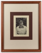 W.G. GRACE portrait print published by the Gilchrist Brothers; photographed by Beeson. Framed and glazed, overall 50 x 39cm.