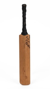 A miniature Gradidge Imperial Driver bat signed by Australian Test player, Alan Fairfax, circa 1931. Provenance: The Estate of Ernie Bromley.