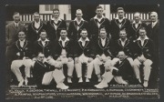 POSTCARDS: The Australian Cricket Team, 1921; published by Phillip G. Hunt & Co., London.;&nbsp;The Australian Cricket Team, 1926; published by T. Bolland., and&nbsp;The Australian Cricket Team, 1930; official photograph published by T. Bolland. All VF unused. (3). - 2