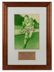 BOBBY SKILTON signed photograph with COA; Framed & glazed; ​​​​​​​Overall 55 x 39cm