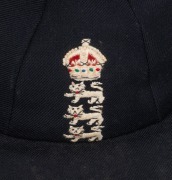 KEN BARRINGTON'S ENGLAND TEST TEAM CAP with embroidered crown and three lions crest and his name in ink to the Simpson's label inside the crown. Generally in very good condition.Kenneth Frank Barrington (1930 - 1981) was a right-handed batsman and occasio - 3