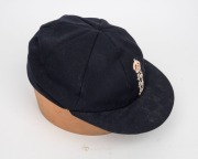 KEN BARRINGTON'S ENGLAND TEST TEAM CAP with embroidered crown and three lions crest and his name in ink to the Simpson's label inside the crown. Generally in very good condition.Kenneth Frank Barrington (1930 - 1981) was a right-handed batsman and occasio - 4