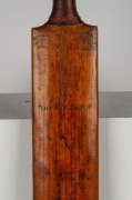 A match-used full sized "The Autograph" cricket bat by Gunn & Moore; signed in the ownership position by HARRY FOSTER (Worcestershire) and with a fine collection of signatures of Test team players of the 1910s-20s. The Australians include Armstrong, Grego - 5