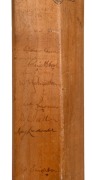 1948 AUSTRALIAN TOUR TO ENGLAND: Full size "Gray-Nicolls - Crusader" cricket bat signed on reverse by Australia (some signatures faded) with the legible signatures including Arthur Morris, Keith Miller, Sam Loxton, Bill Brown, Colin McCool, Ron Saggers&nbsp;& - 2