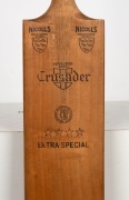 1948 AUSTRALIAN TOUR TO ENGLAND: Full size "Gray-Nicolls - Crusader" cricket bat signed on reverse by Australia (some signatures faded) with the legible signatures including Arthur Morris, Keith Miller, Sam Loxton, Bill Brown, Colin McCool, Ron Saggers&nbsp;& - 4