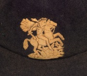DOUGLAS WRIGHT'S ENGLAND TOURING TEST TEAM CAP with embroidered St. George & the Dragon embroidered to front panel; the Simpson of Piccadilly nametag&nbsp;endorsed "D.V.P. WRIGHT" in ink; minor faults at right. Douglas Wright played in 34 Test Matches for Eng - 3