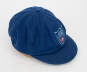 GLENN McGRATH'S NEW SOUTH WALES CRICKET TEAM CAP, circa 2000, blue wool, with embroidered NSWCA logo to front panel, signed in ink on the Albion label by McGrath. Fine condition. Glenn McGrath appeared in 124 Test Matches for Australia between 1993 and 2 - 4