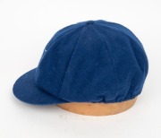 GLENN McGRATH'S NEW SOUTH WALES CRICKET TEAM CAP, circa 2000, blue wool, with embroidered NSWCA logo to front panel, signed in ink on the Albion label by McGrath. Fine condition. Glenn McGrath appeared in 124 Test Matches for Australia between 1993 and 2 - 6