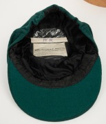 WASIM RAJA'S PAKISTAN TEST TEAM CRICKET CAP, with the Pakistan five-pointed star and the date "1979" embroidered&nbsp;to the front panel; made by Shaheen Cap House, Karachi, with their label to the crown and another label with "W.R." applied in pen. Wasim Raja - 7
