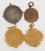 Leslie Alfred BRIGHTHOPE (1913-2004) was an A-Grade cricketer who played for South Melbourne and other teams: a group of his award medals comprising of 1926-27 "Best All Round" (9ct gold), "Special" 1926-27 (gold and silver), 1927-28 "Best All Round (9ct - 2