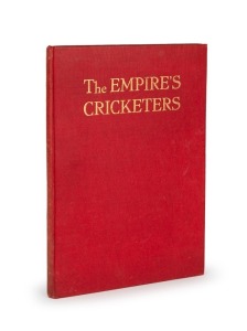 "THE EMPIRE'S CRICKETERS FROM ORIGINAL DRAWINGS BY A. CHEVALLIER TAYLER: SEASON 1905", the complete volume published by The Fine Art Society London, containing all forty-eight full-page lithographs, together with the biographical notes pages. Very fine condition. 39 x 26.5cm.