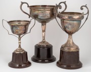 SOUTH MELBOURNE - SWANS: Two impressive silver-plated trophies awarded to&nbsp;Reginald Francis "Rex" Ritchie&nbsp;(1914 &ndash; 2006) in 1935 - the 2nd Eighteen "Best & Fairest" trophy, and the "Capitol Bakeries Cup"; together with a Regent Cricket Club Batting Average 