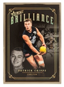 2020 SELECT BRILLIANCE GOLD: Carlton Patrick Cripps card (BC-PC #45/50).