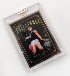 2020 SELECT BRILLIANCE: Limited edition card for Wayne Johnston (B-WJ #22/50) together with maker's box.