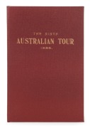 &lsquo;The Ninth Australian Tour 1896. Portraits and Biographies of the Players&rsquo;. Published by the &lsquo;Cricket&rsquo; Office, London 1896. 32pp. Complete pre-tour booklet in original pale green paper wrappers with portrait of Mr. Harry Musgrove, manager of the Australia