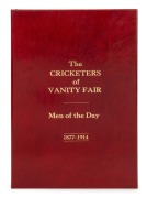 "THE CRICKETERS OF VANITY FAIR - Men of the Day" 1877 - 1914, the collection of 40 plates housed in a magnificent red leather solander box with gilt titles.&nbsp;