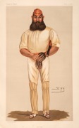 "THE CRICKETERS OF VANITY FAIR - Men of the Day" 1877 - 1914, the collection of 40 plates housed in a magnificent red leather solander box with gilt titles.&nbsp; - 2
