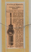 THE BLACKHAM BROOCH, a piece of the original 'Blackham Ball' used by Frederick Spofforth during the first Ashes Test against England in London in 1882; inset under a rock crystal dome within a circlet of 24 old-cut diamonds and mounted in a 15 carat yello - 6
