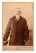 D. W. GREGORY (1845-1919): A cabinet card albumen paper photograph by Kerry & Co. of Sydney with the cricketer depicted in later life. 16.5 x 10.5cm overall.