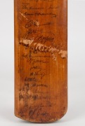 A full size Sandham&nbsp;bat by Strudwick, signed to the front of the blade by twelve Australians (Woodfull, Ponsford, Bradman, McCabe, Chipperfield, O'Reilly, Oldfield, Fleetwood-Smith, Bromley, Grimmett, Wall and Kippax) and the eleven Englishmen who faced e - 3