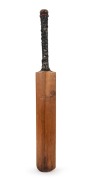 A MATCH-USED BAT OWNED BY ARCHIE JACKSON: Very little has survived from the tragically short cricket career of Archibald Jackson (1909 - 1933), who died in Brisbane at the age of only 23, from complications associated with tuberculosis. At the time of his - 3