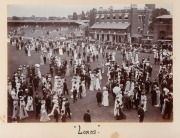 An impressive leather and buckram bound photograph album, numbered "13" in manuscript and further endorsed to the front page "To Bert Hopkins with very best wishes, London, October 1909, from Frank Laver". Further endorsed in Laver's hand "A Souvenir of a - 4