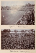 An impressive leather and buckram bound photograph album, numbered "13" in manuscript and further endorsed to the front page "To Bert Hopkins with very best wishes, London, October 1909, from Frank Laver". Further endorsed in Laver's hand "A Souvenir of a - 8