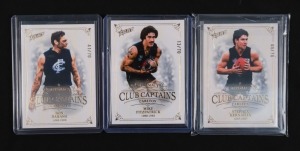 2024 SELECT SUPREMACY CLUB CAPTAINS: Carlton Stephen Kernahan (C10 #40/70), Mike Fitzpatrick (C11 #13/70), and Ron Barassi (C12 #41/70). (3 items)