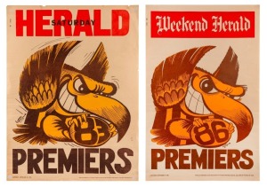 Original HAWTHORN 1983 and 1986 WEG posters, (2) G-VG condition.