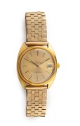 OMEGA "CONSTELLATION" gent's automatic wristwatch in yellow gold case with yellow gold bracelet band, 3.6cm wide including crown, 94 grams total including movement