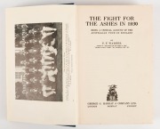1926 and 1930 "The Fight for the Ashes" by P.F. Warner, (2 vols), [London, George G. Harrup & Co.] 1st editions. - 3