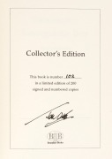 "JOHN ARLOTT - Basingstoke Boy - The Autobiography" [London : Guild Publishing, 1st ed. 1990], 304pp, Limited edition of 200 of which this is #102, signed by the author; rich maroon leather binding with gilt title to spine. - 2