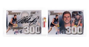 2023 SELECT 300 GAMES CARDS: Two limited-edition cards for Marc Murphy - both unsigned (CC89 #154) and signed (CC89S #45/50) variants. (2 items)