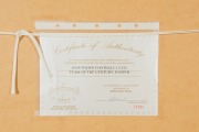 Hawthorn Football Club Team of the Century No. 2 guernsey&nbsp;signed by 20 of the team greats, including Graham Arthur, Michael Tuck, Peter Hudson, Peter Knights, Ian Law, Brendan Edwards, Kelvin Moore; attractively framed & glazed with a certificate of authe - 4