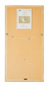 A beautifully framed display featuring a full-size Slazenger "Don Bradman Autograph Deluxe Super Test" bat, signed by eighteen Australian test captains, with their details on plaques surrounding the bat. The captains featured include Don Bradman, Jack Ryd - 3