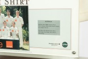 "THE AUSTRALIAN TEST MATCH SHIRT, 2002-2003" number 88 from a limited edition of 200, produced by the Australian Cricket Board, with an official Australian short sleeved shirt bearing the Australian coat-of-arms embroidered in silk, the orange sponsorship - 3