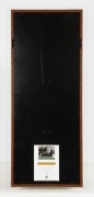 "SIR DON BRADMAN - THE MASTER'S BLADE": An attractive display which incorporates a reproduction Sykes test world record Don Bradman full size cricket bat with a card bearing the original signature of Don Bradman, together with details of his career and so - 3