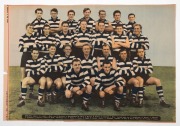 1920s-50s Newspaper and magazine ephemera featuring mainly Essendon, Footscray&nbsp;and Geelong, (14 items). - 3