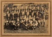 1934 CARLTON Team photograph by Charles Boyles; the image 11 x 15.5cm; framed & glazed 20.5 x 25.5cm. The image depicts the Carlton Seniors Team for Round 8&nbsp;vs Melbourne.&nbsp;