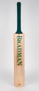 A full-sized Slazenger "THE BRADMAN COLLECTION - THE LEGEND LIMITED EDITION" cricket bat bearing the original signature of Don Bradman; dated 1993 and numbered "110 verso. - 2