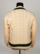 SAM LOXTON'S&nbsp;AUSTRALIAN TEST TEAM LONG SLEEVED JUMPER: Worn by Loxton during the 1948 Invincibles tour of England. - 2