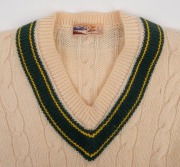 SAM LOXTON'S&nbsp;AUSTRALIAN TEST TEAM LONG SLEEVED JUMPER: Worn by Loxton during the 1948 Invincibles tour of England. - 3